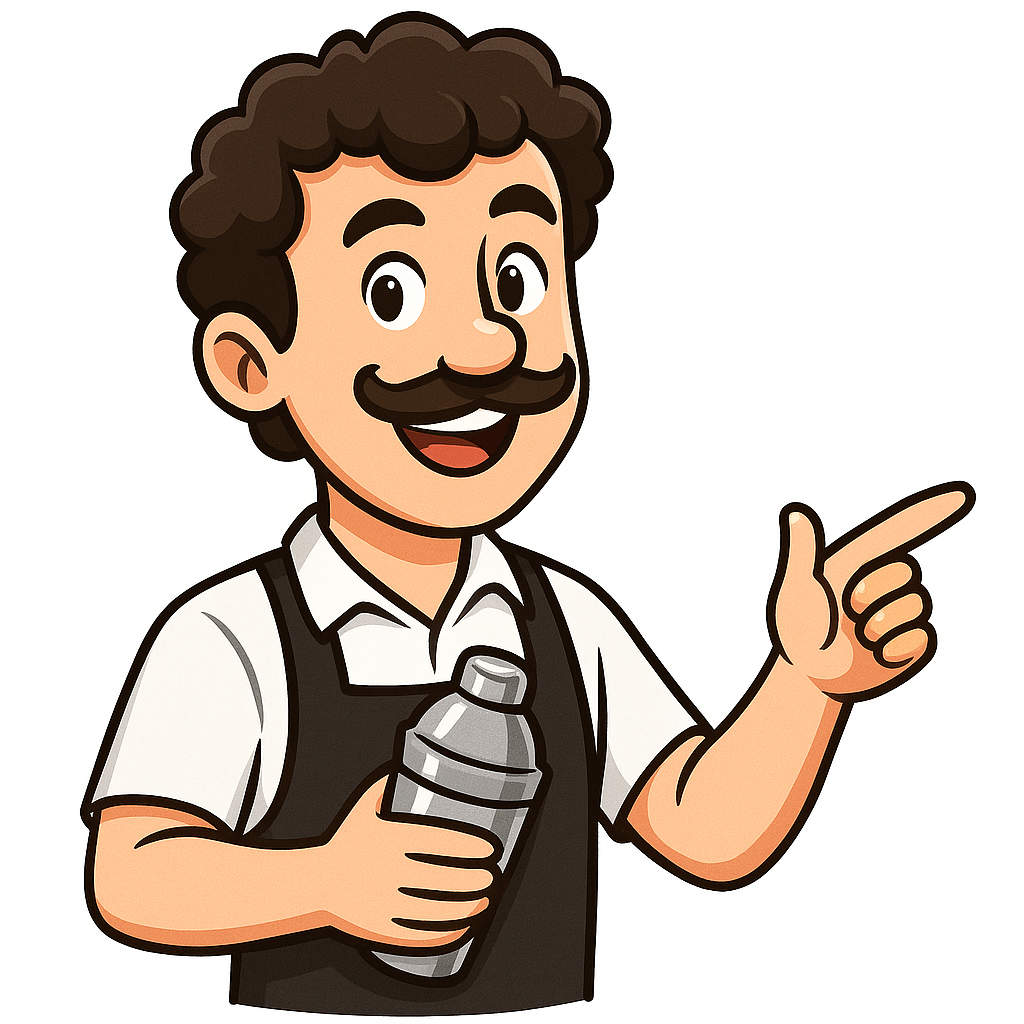 bartender illustration